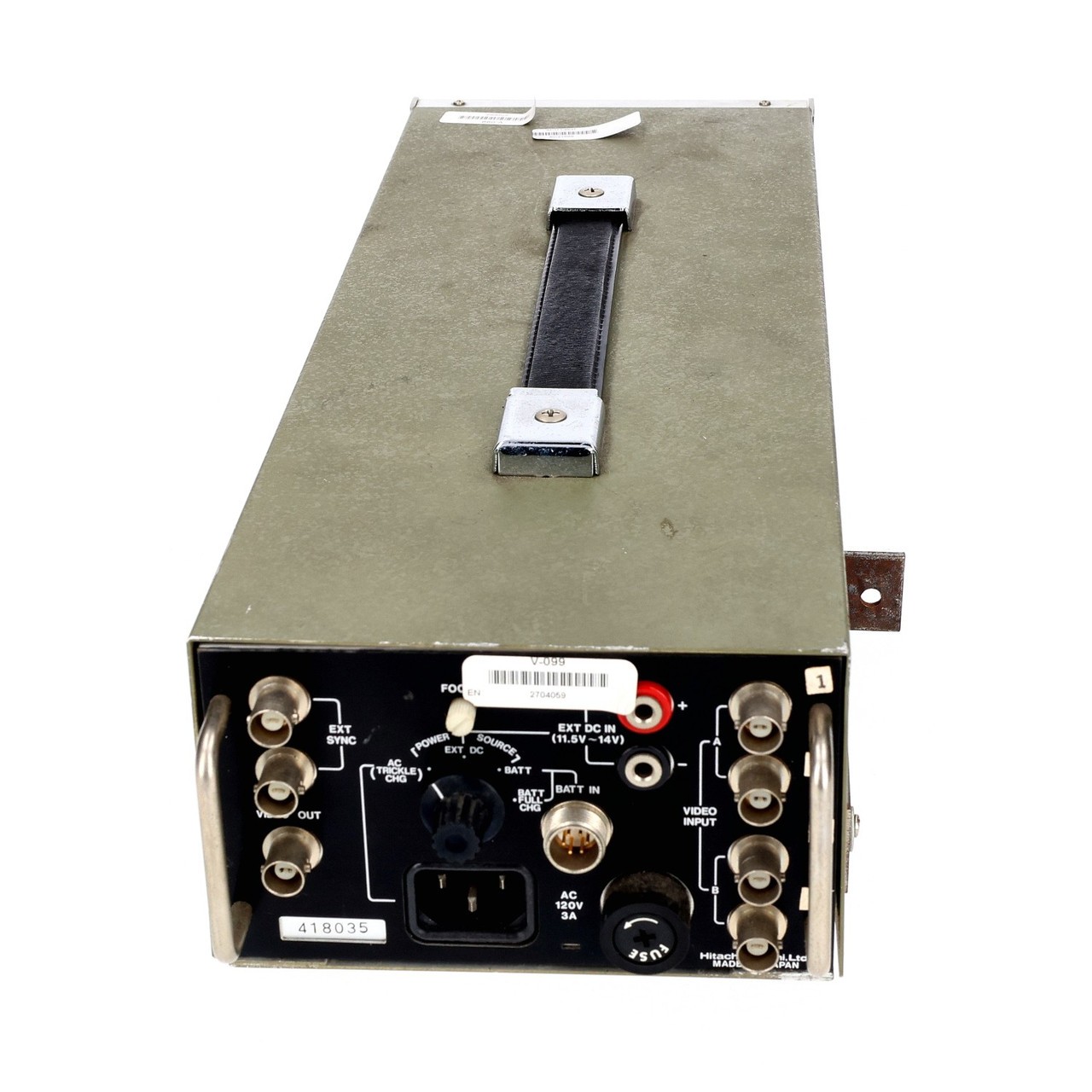 Hitachi V-099 Waveform Monitor 3.5in Display Analog Oscilloscope
