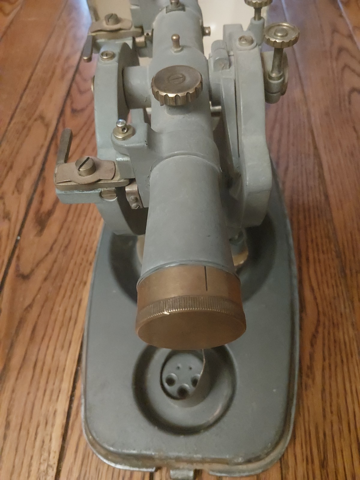 1960s VINTAGE DAVID WHITE INSTRUMENTS LAND SURVEYOR TRANSIT KIT w/ CASE