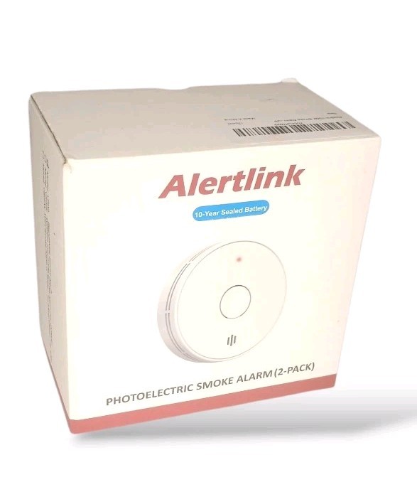 2x New Smoke Alarms 10 Years Battery Sealed Battery For Home,Business,Office,