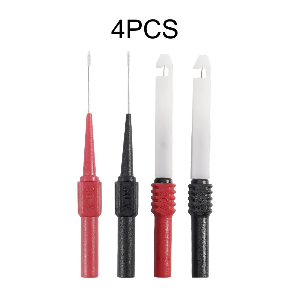 2PCS Multimeter Test Probes 30V Car Diagnostic Needle Tip Extension Kit
