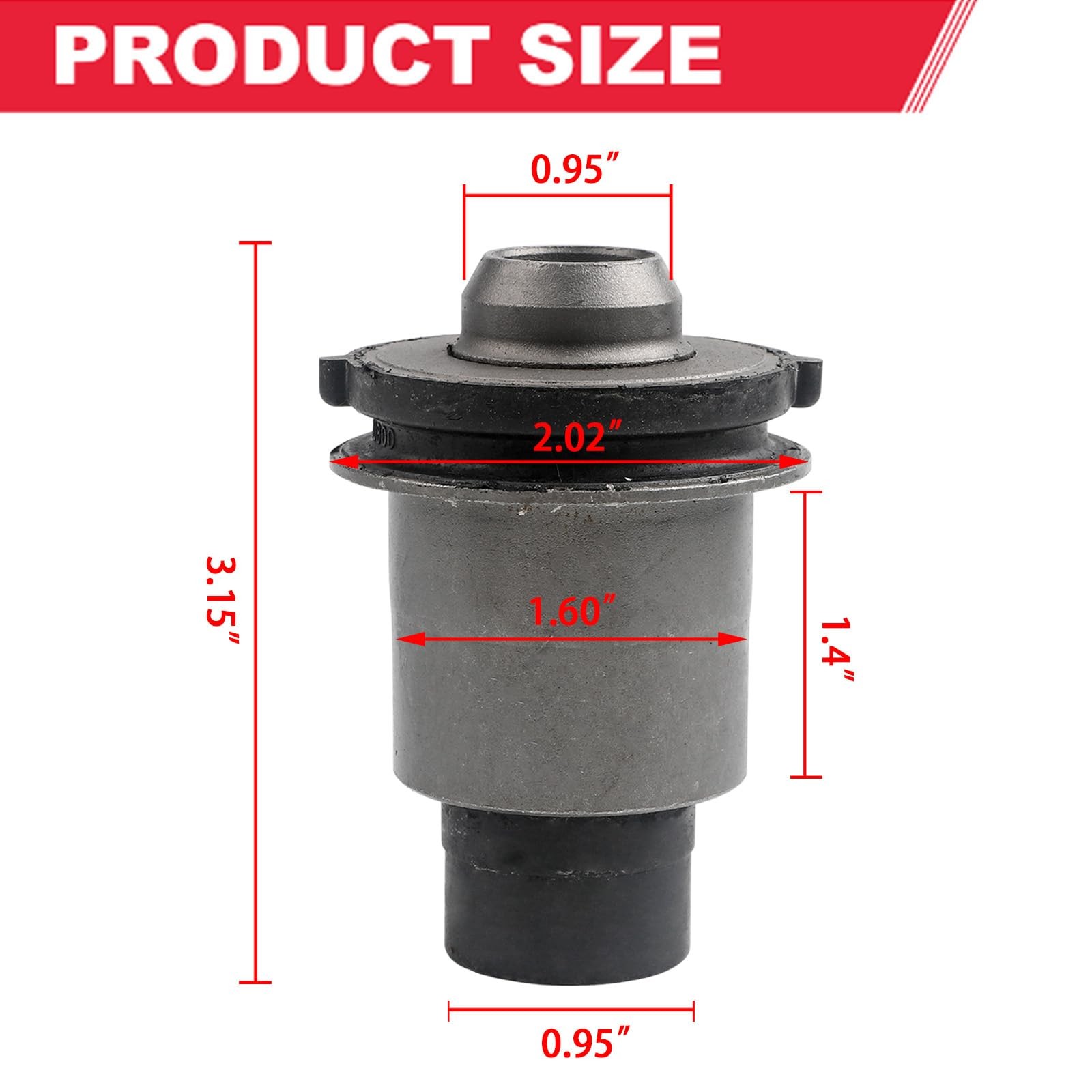 Front Subframe Bushing 2PCS For Nissan Versa Sentra 2006-2013 523-099