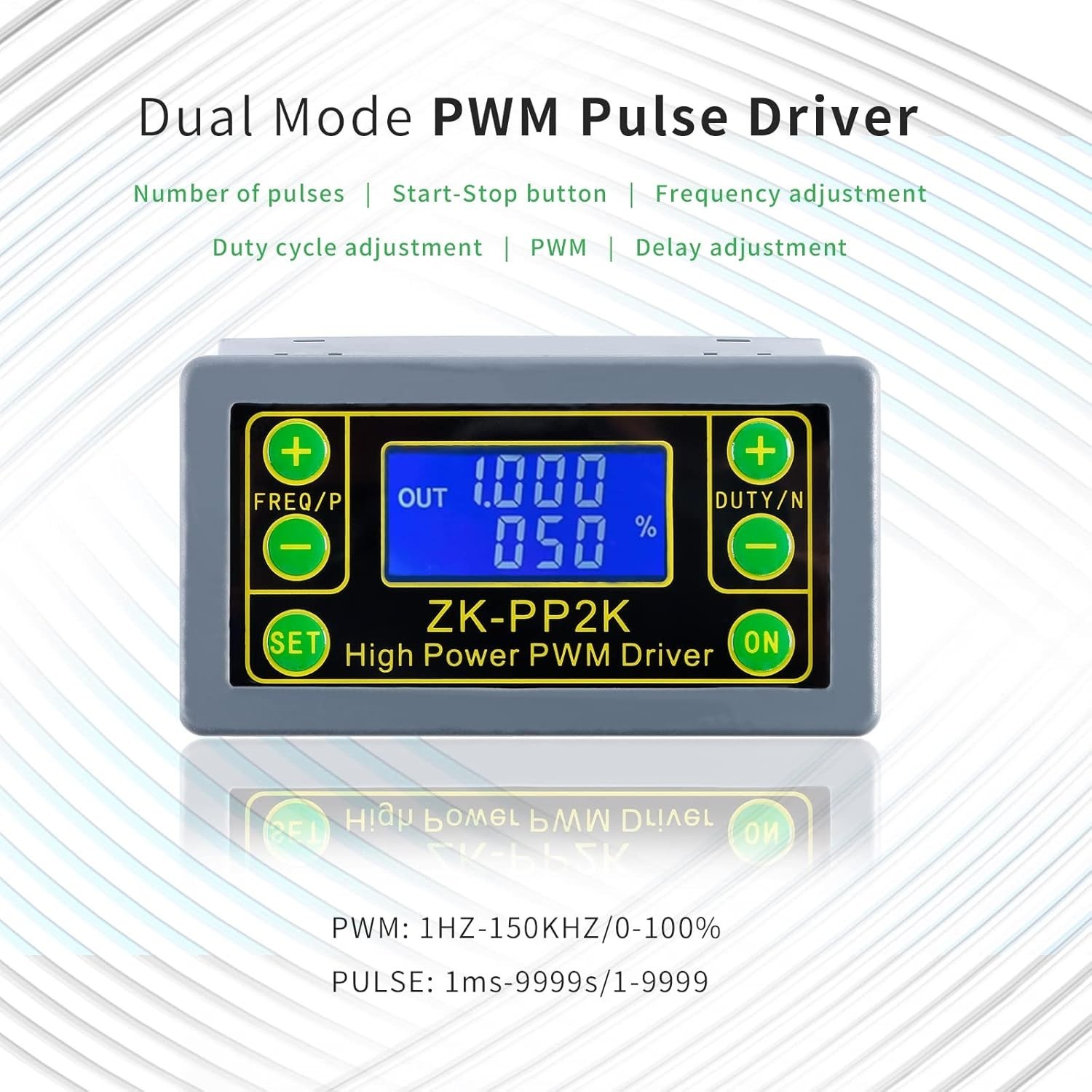 Precision PWM/Pulse Frequency Generator ZK-PP2K: Versatile Signal Control