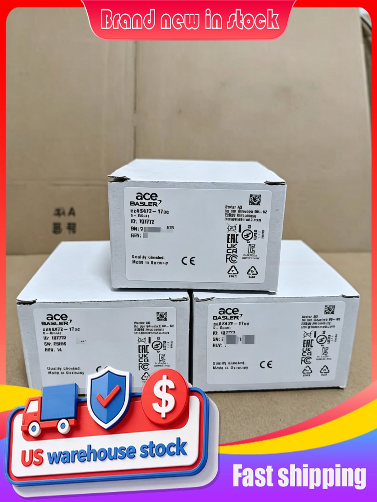 Brand new acA2440-20gm industrial camera precision made shipped from the USA
