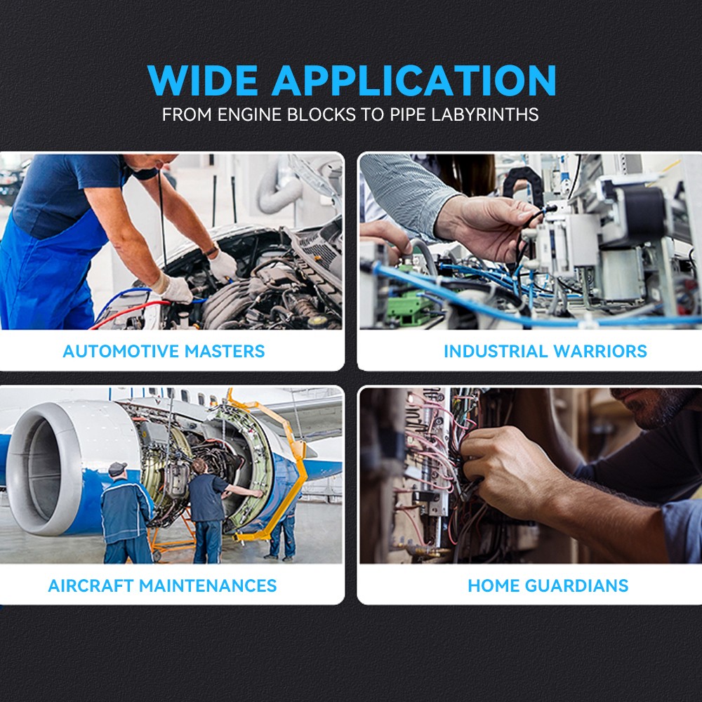 SALE! Ralcam 4-Way 720° Inspection Borescope Endoscope Camera 3.3ft Semi Rigid