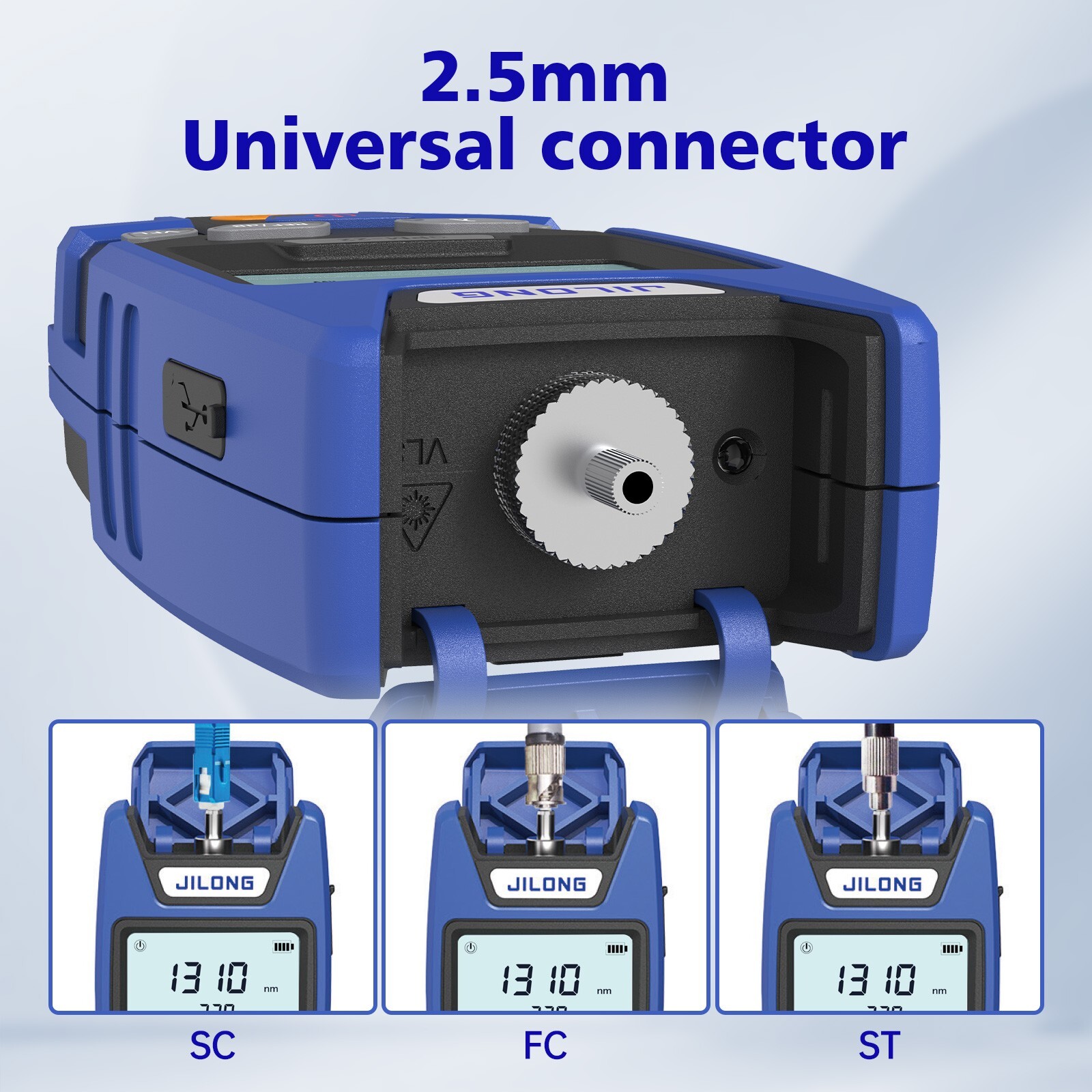FTTH Fiber Tester Jilong OLS-22 Fiber Optical Light Source SM,MM,PON W/LED Light