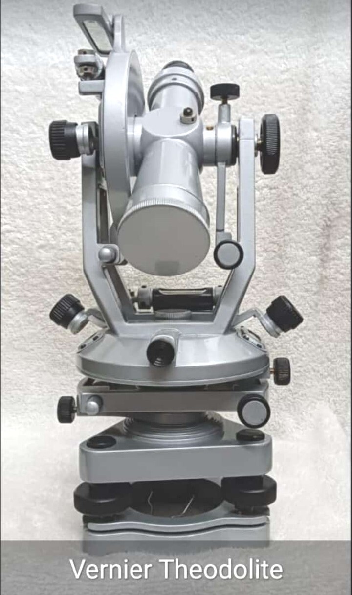 Transit Vernier Theodolite w/ box for Survey and Topography Accuracy 20″ sec