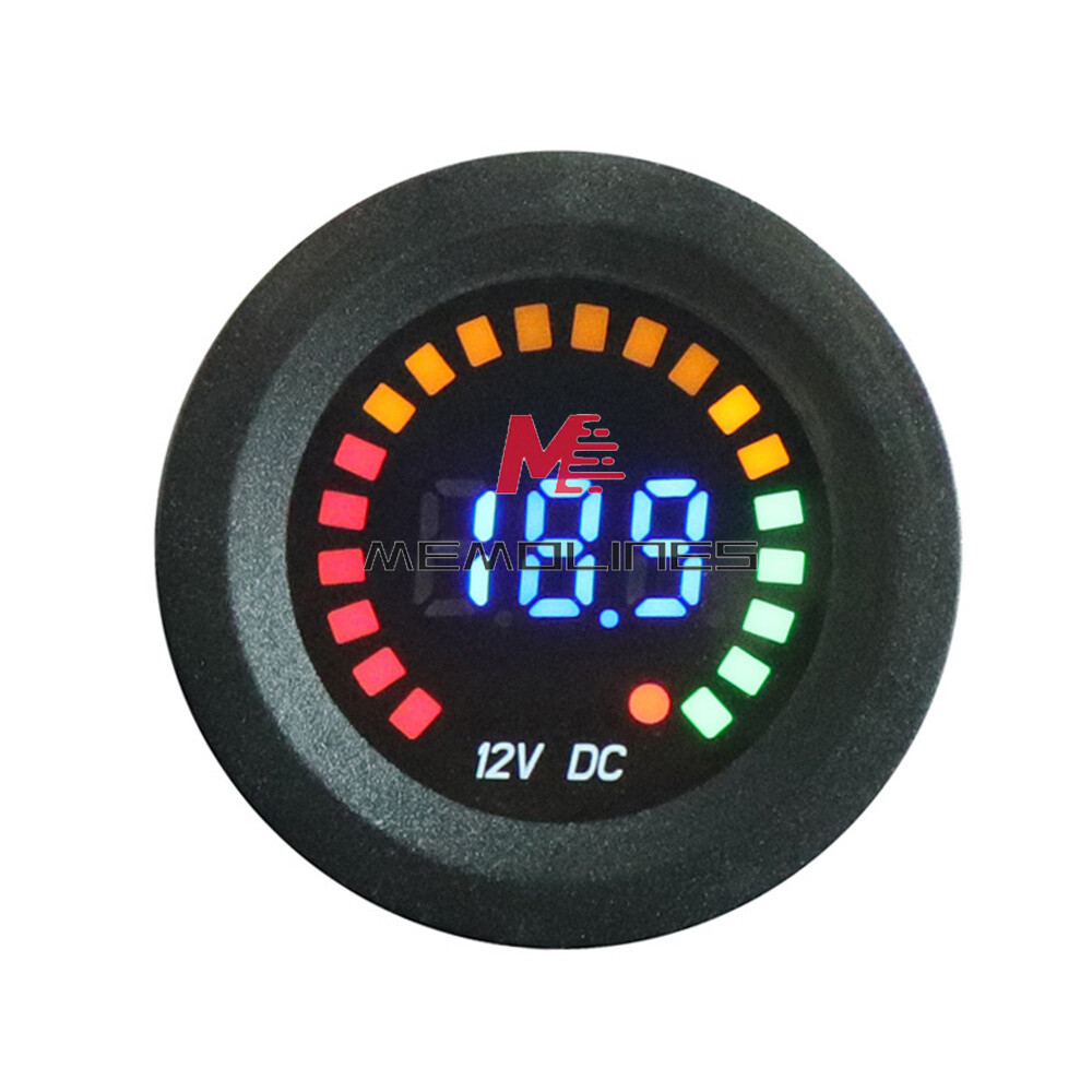 DC12V Color Screen Voltmeter DC LED Digital Display Car Voltage Monitor 5V-36V