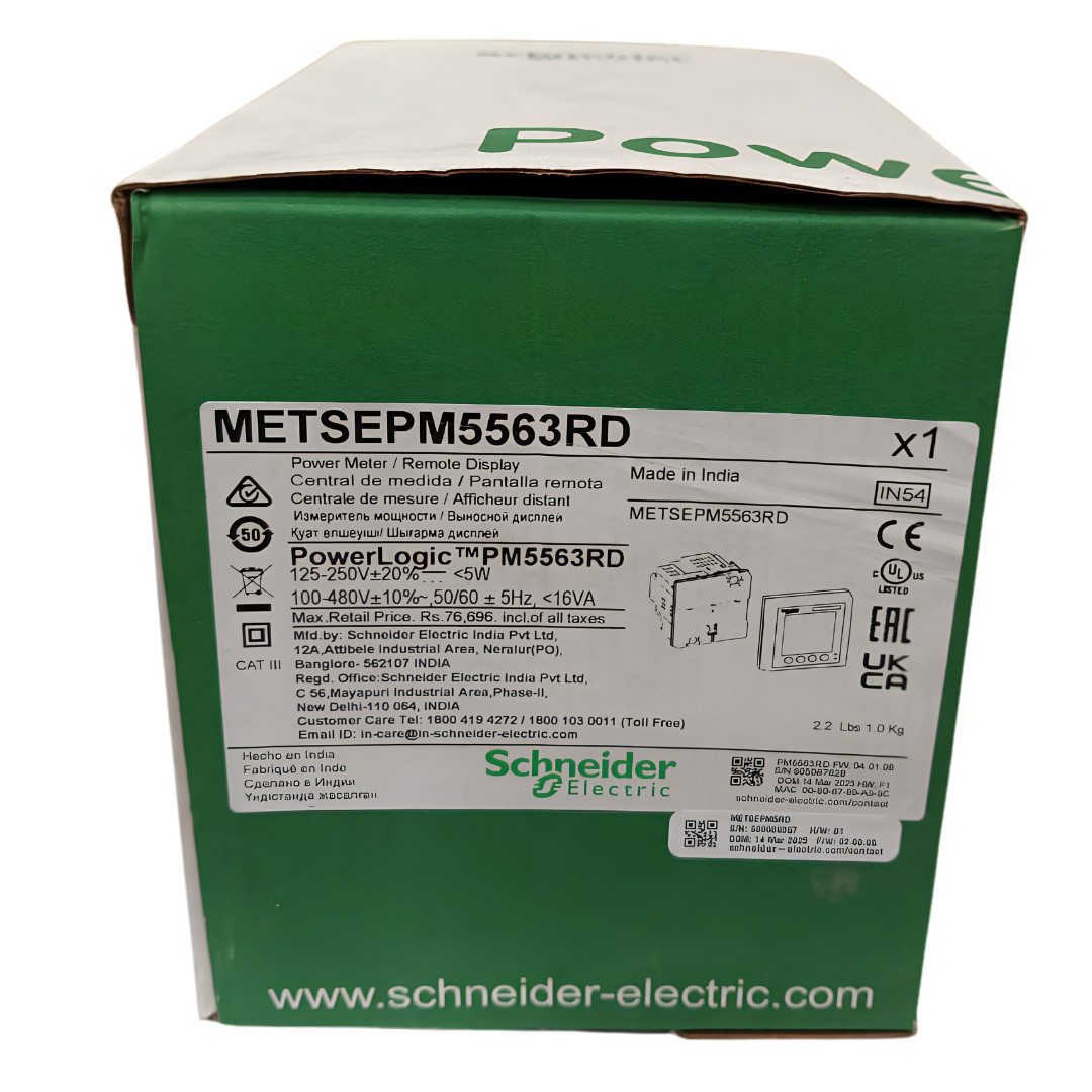 Schneider Electric METSEPM5563RD Power Logic PM5563RD Power Meter Remote Display