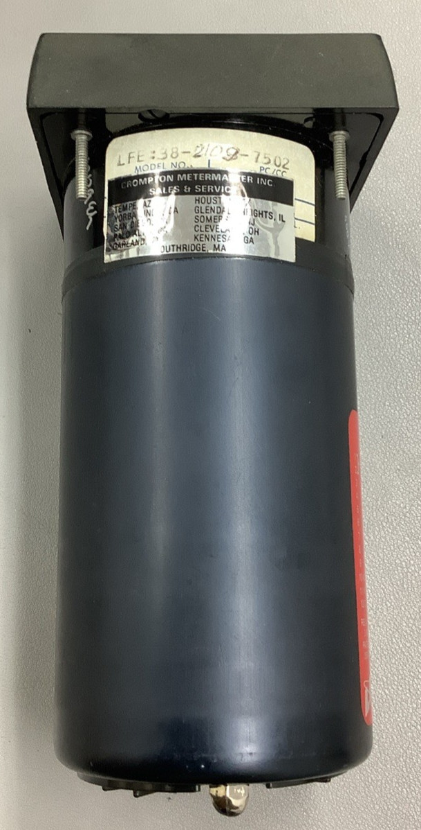 LFE API 38-2109-7502 Crompton Compack IV Controller 20A Ammeter (R7)