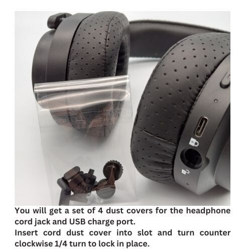 Minelab headphone jack and USB port dust cover set of 4 ML100, ML105, ML85, ML80