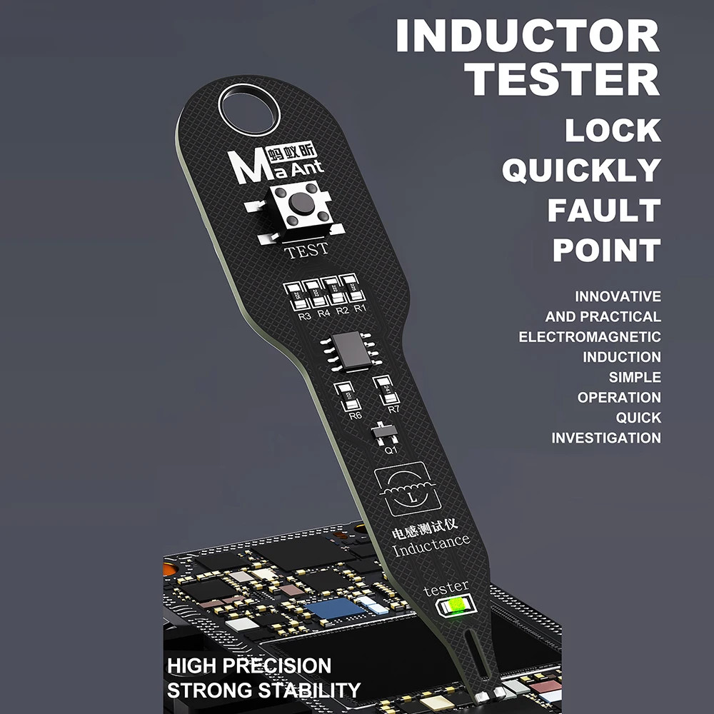 M093 Inductance Tester Motherboard Coil Tester Inductor Detector Repair Tool