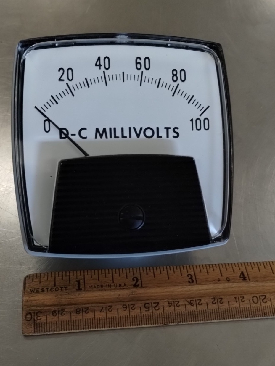 Yokogawa Panel Meter 100mV DC 3.5in. 250-324-GBGB