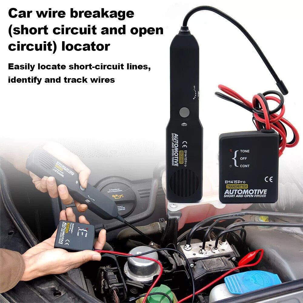 Automotive Short and Open Finder Circuit Tester DC 6-42V Car Wire Tracker Tools