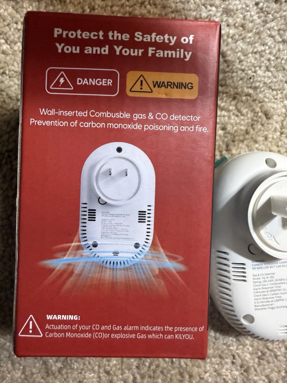 8 in 1 Gas & CO detector