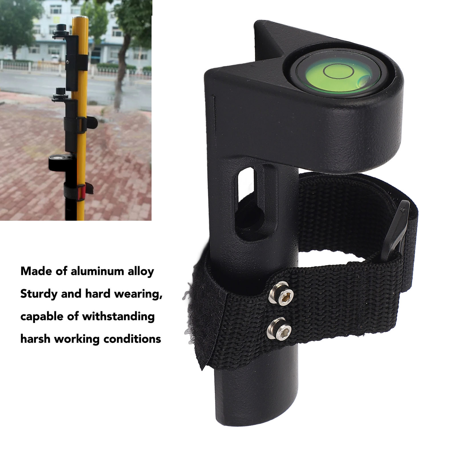 Grade Rod LevelSurvey Rod Bubble Level For Round And Rectangular Bars♡