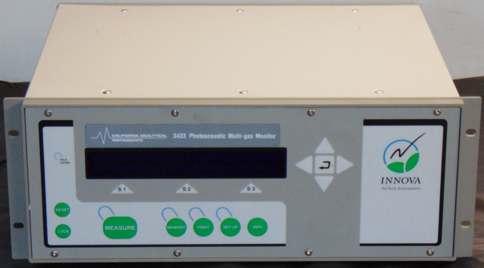 Innova Model 3433 Photoacoustic Multi-Gas Monitor California Analytical 3433A