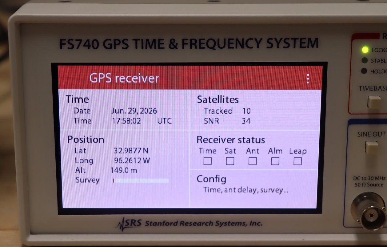 Stanford Research FS740 GPS Disciplined Rubidium Frequency Standard w/15x Output