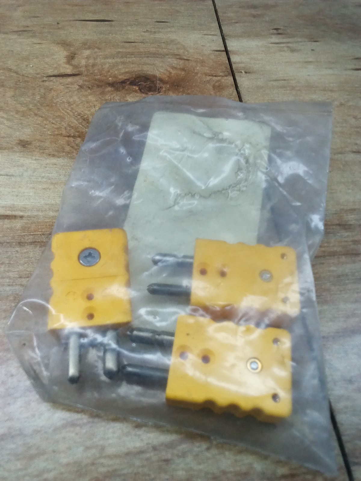Lot Of 3 Unbranded Male K Type Thermocouple Plug