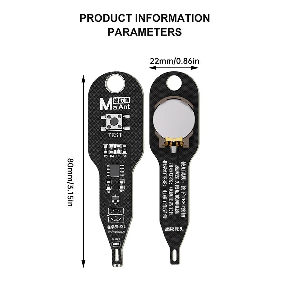 M093 Inductance Tester Motherboard Coil Tester Inductor Detector Repair Tool SP*