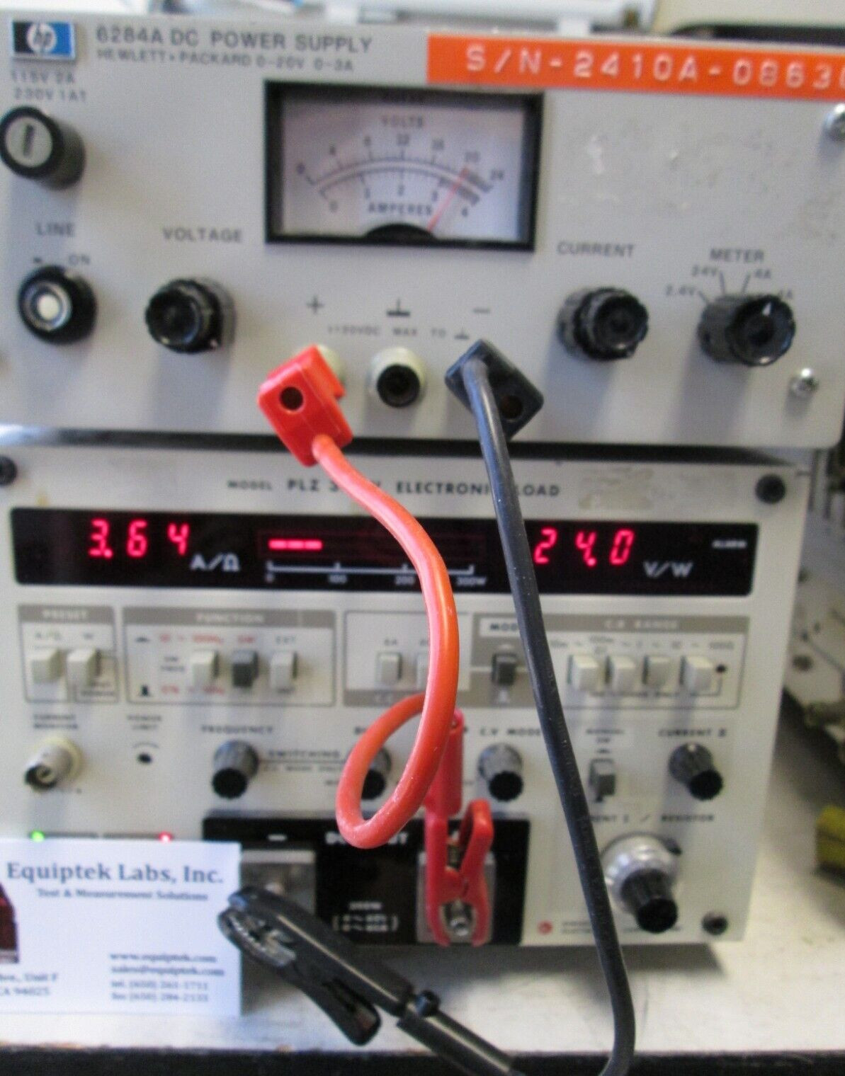 HP 6284A 20V 3A 60W Power Supply Option 40 FULLY TESTED! fully protected output