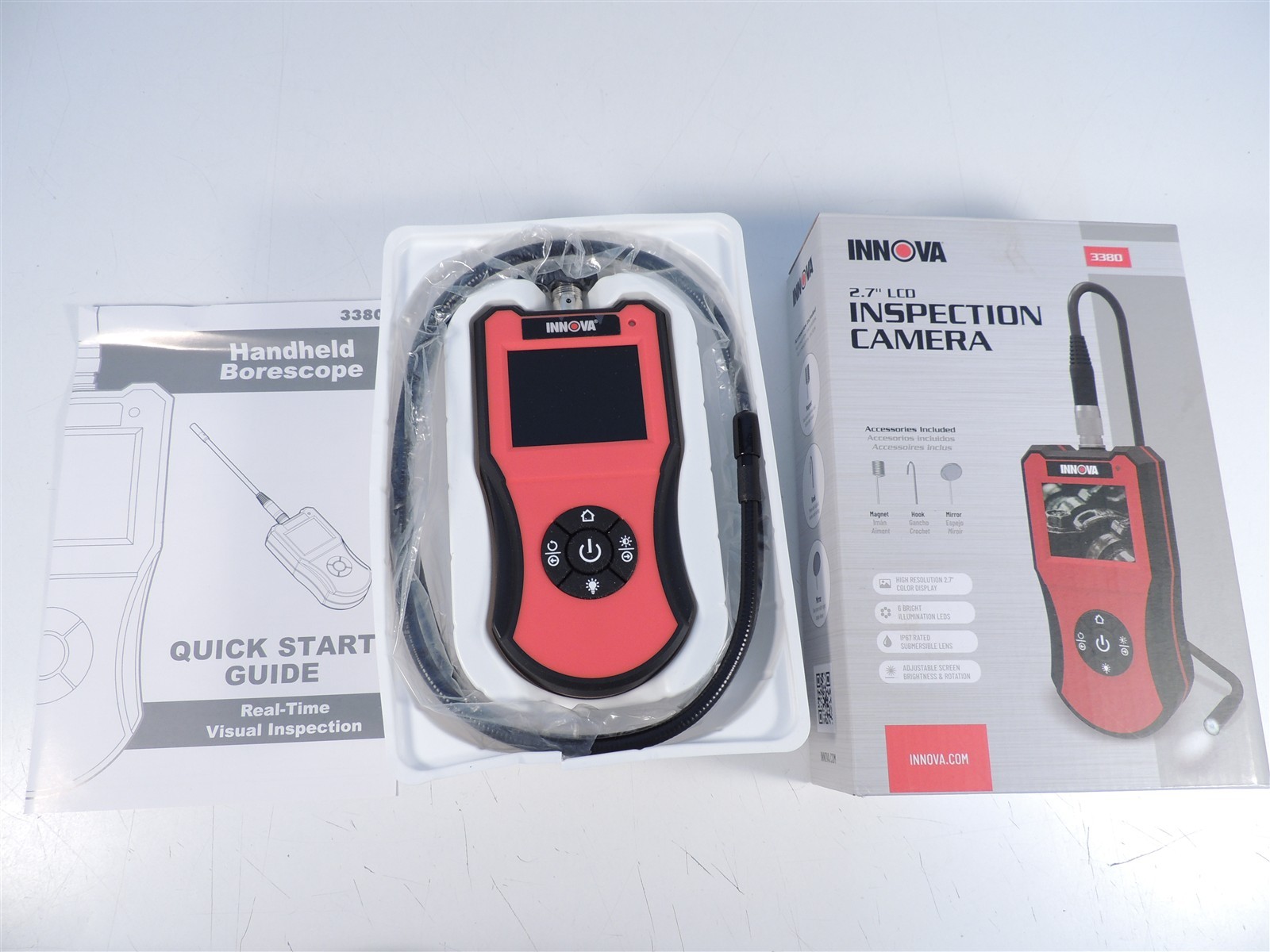 Innova 2.7″ LCD Monitor Inspection Camera #3380 700-0001 New