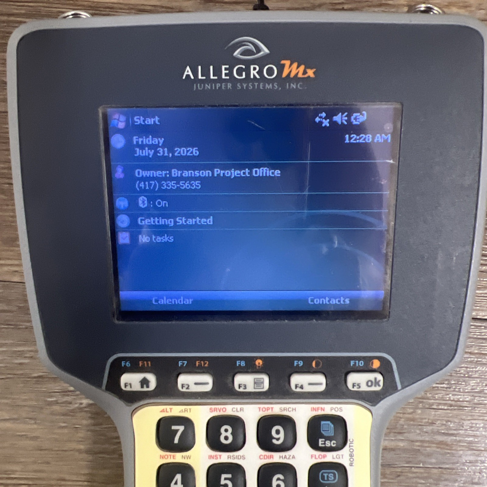 Juniper Systems Allegro MX Handheld Touchscreen Data Collector w/ Charger