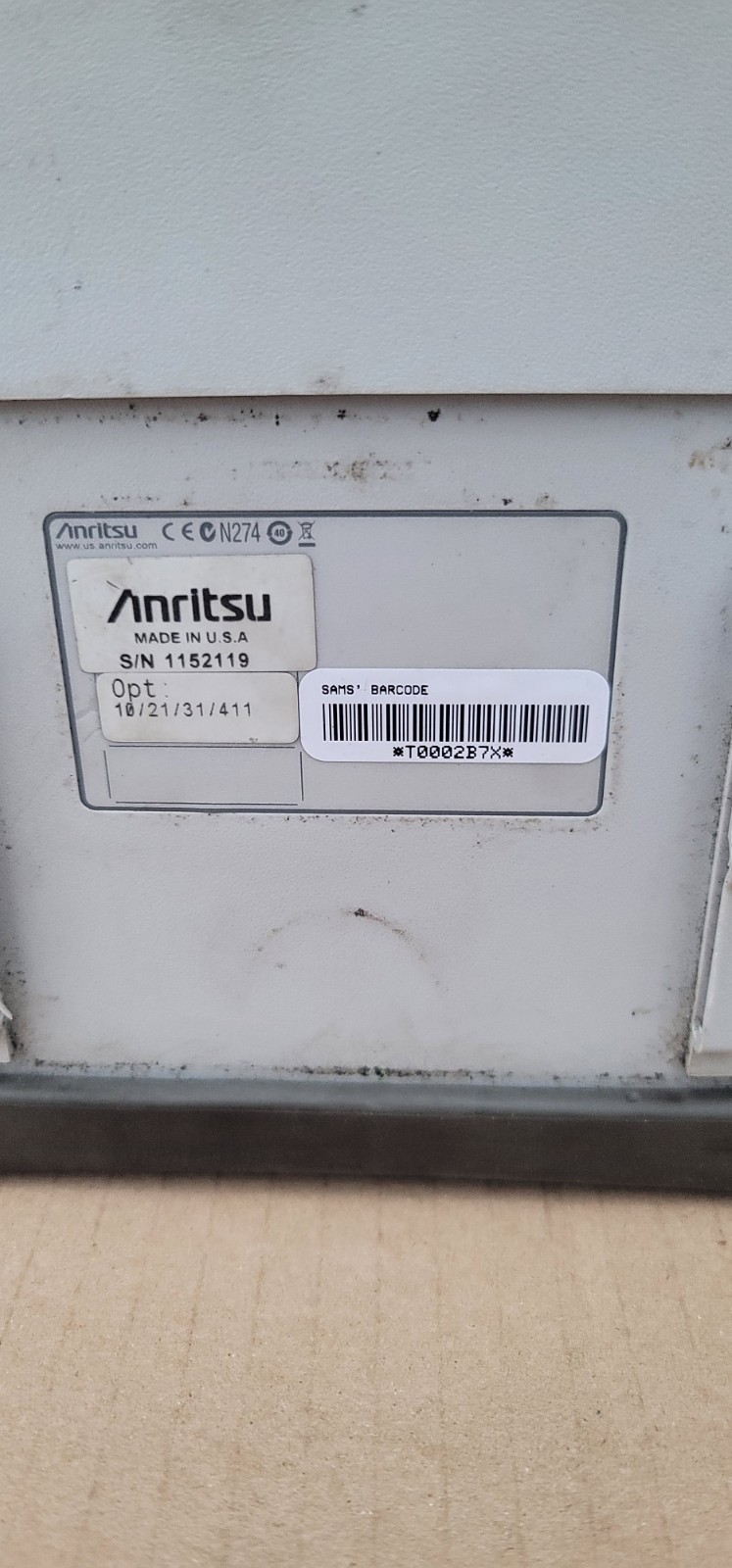 Anritsu S332E Cable and antenna analyzer Spectrum analyzer Touchscreen