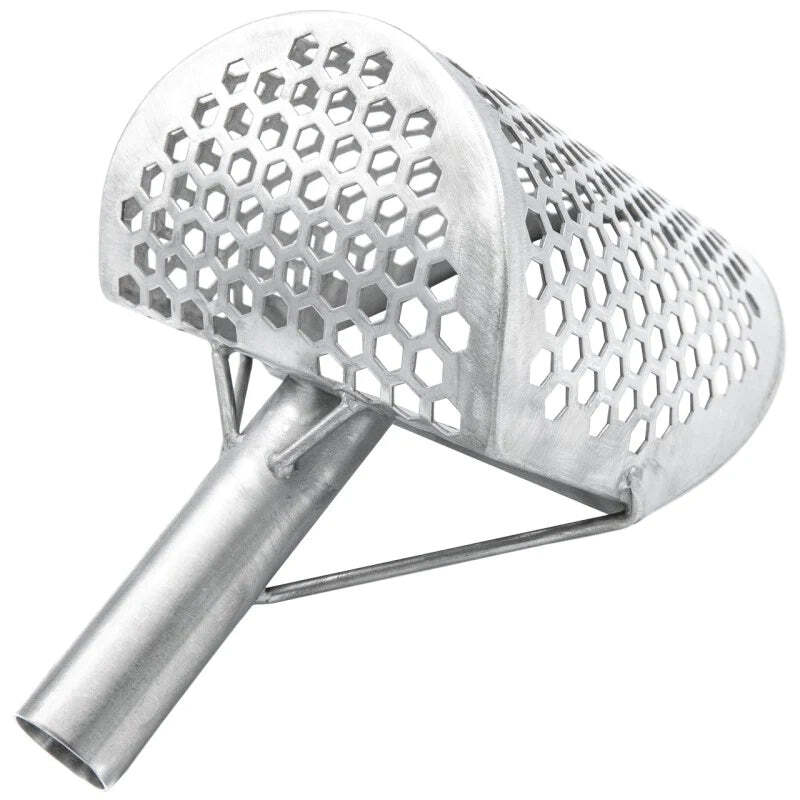 CKG 9 X 6 STAINLESS SAND SCOOP HEXAHEDRON HOLES WITH CARBON FIBER HANDLE