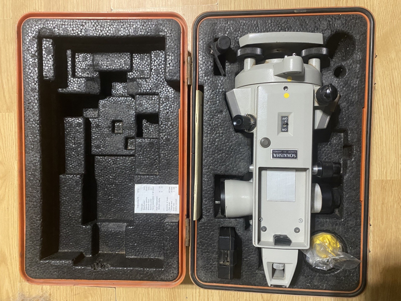 LIETZ SOKKISHA DT6 Electronic Digital Theodolite, Excellent Transit Surveyor