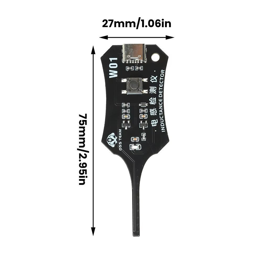 W01 Inductor Detector Tool for Mobile Phone Motherboard Coil Tester Fault Check