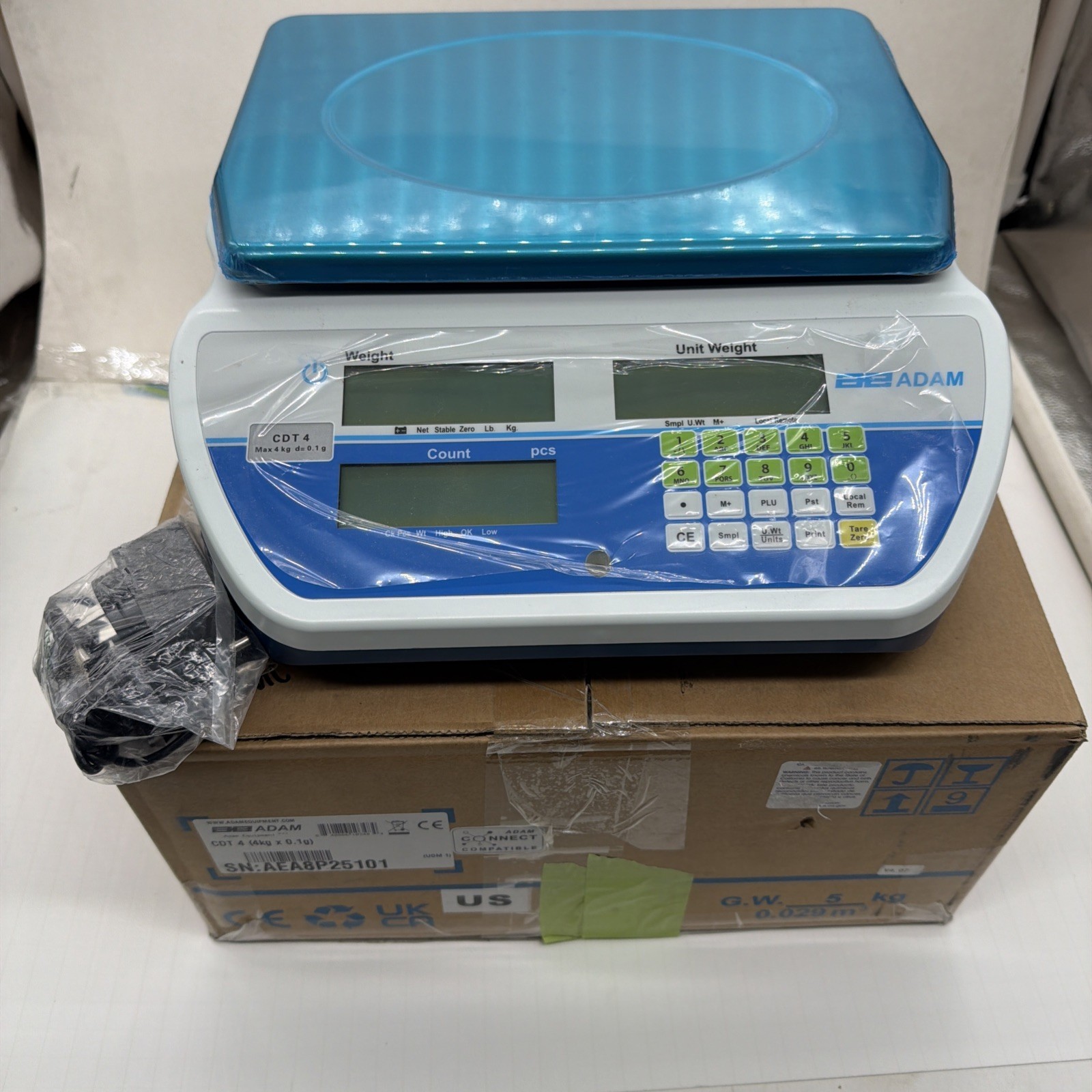 Adam Equipment Cdt 4 Cruiser Cdt Dual, Digital, Capacity 8 Lb