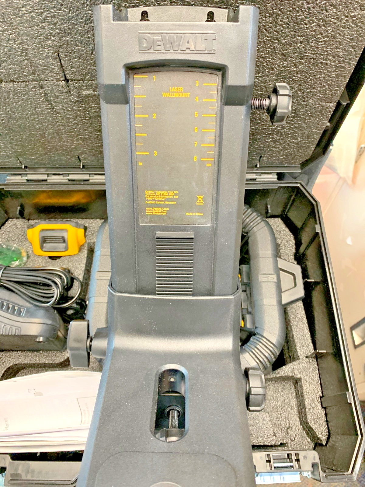 DEWALT DW080LGS 20V MAX Cordless Tool Connect Green Tough Rotary Laser Level
