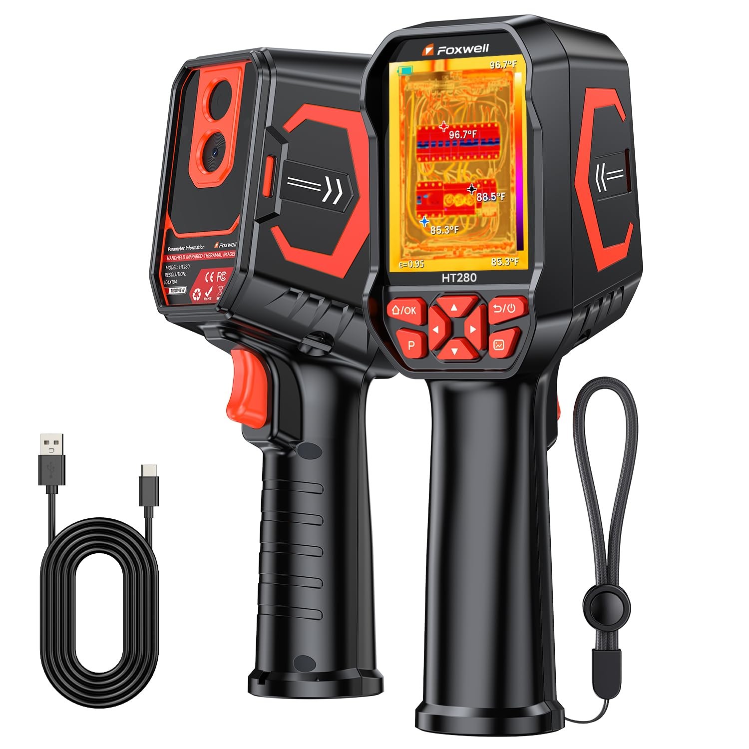 FOXWELL HT280 Thermal Imaging Infrared Camera 320 X 240 2.8″ LCD Screen