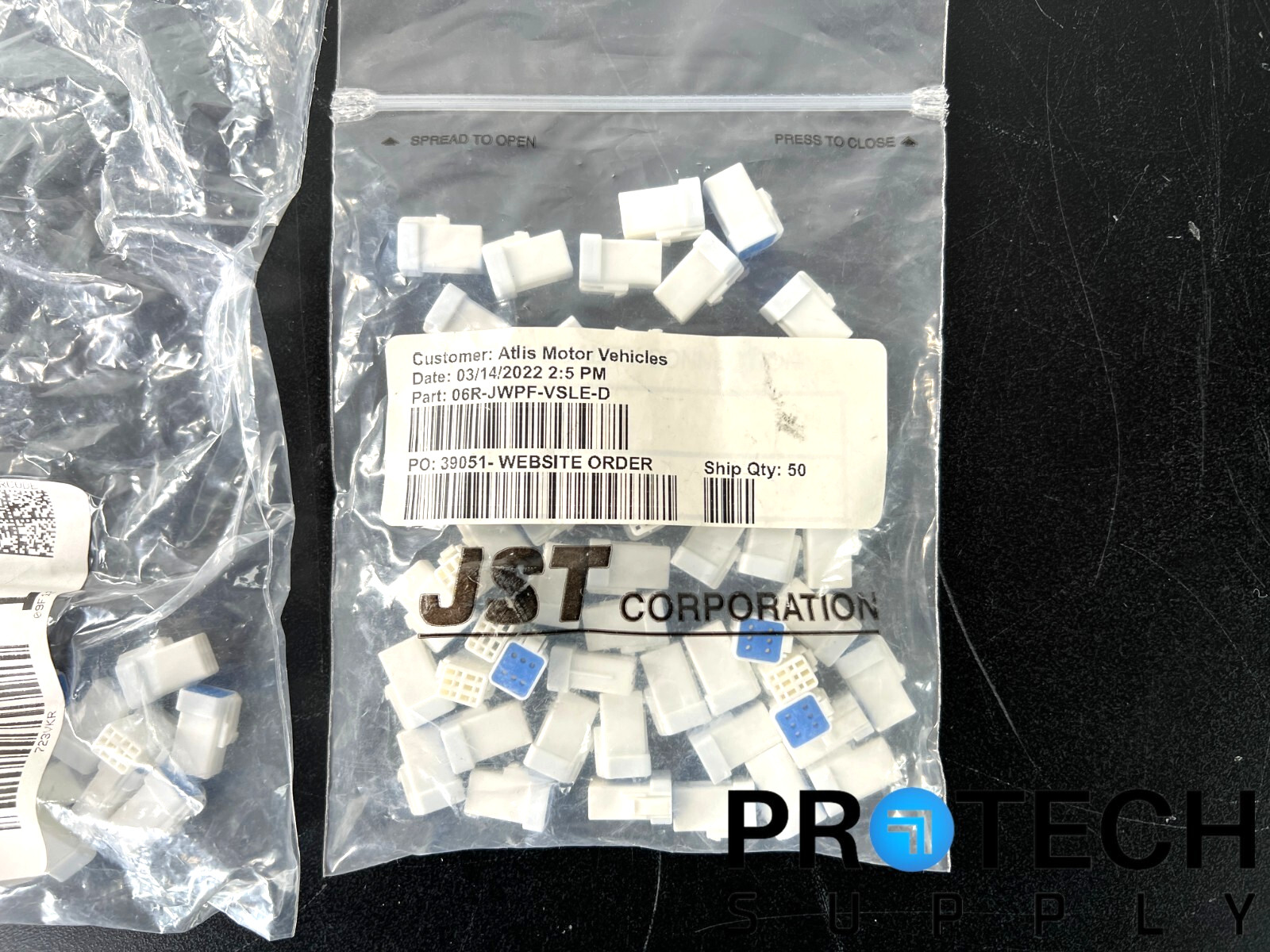 Lot of JST 06R-JWPF-VSLE-D / 08R-JWPF-VS 8 / 6 Rectangular Connectors
