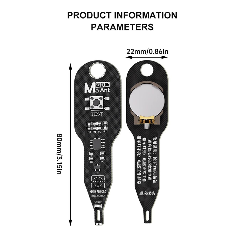 M093 Inductance Tester Motherboard Coil Tester Inductor Detector Repair Tool SP*