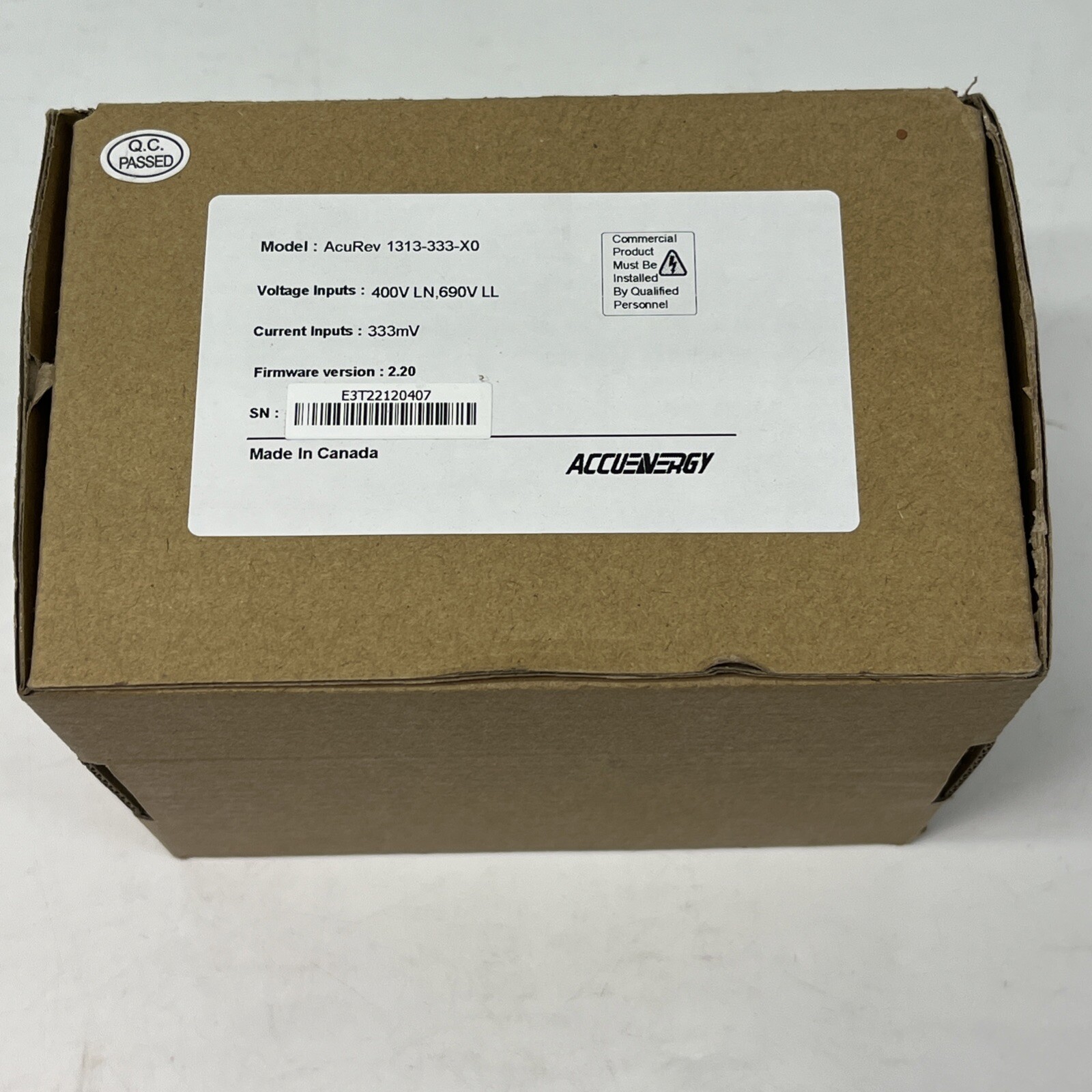 1 New AccuEnergy ACUREV 1313-333-X0 Power Meter | USA Seller