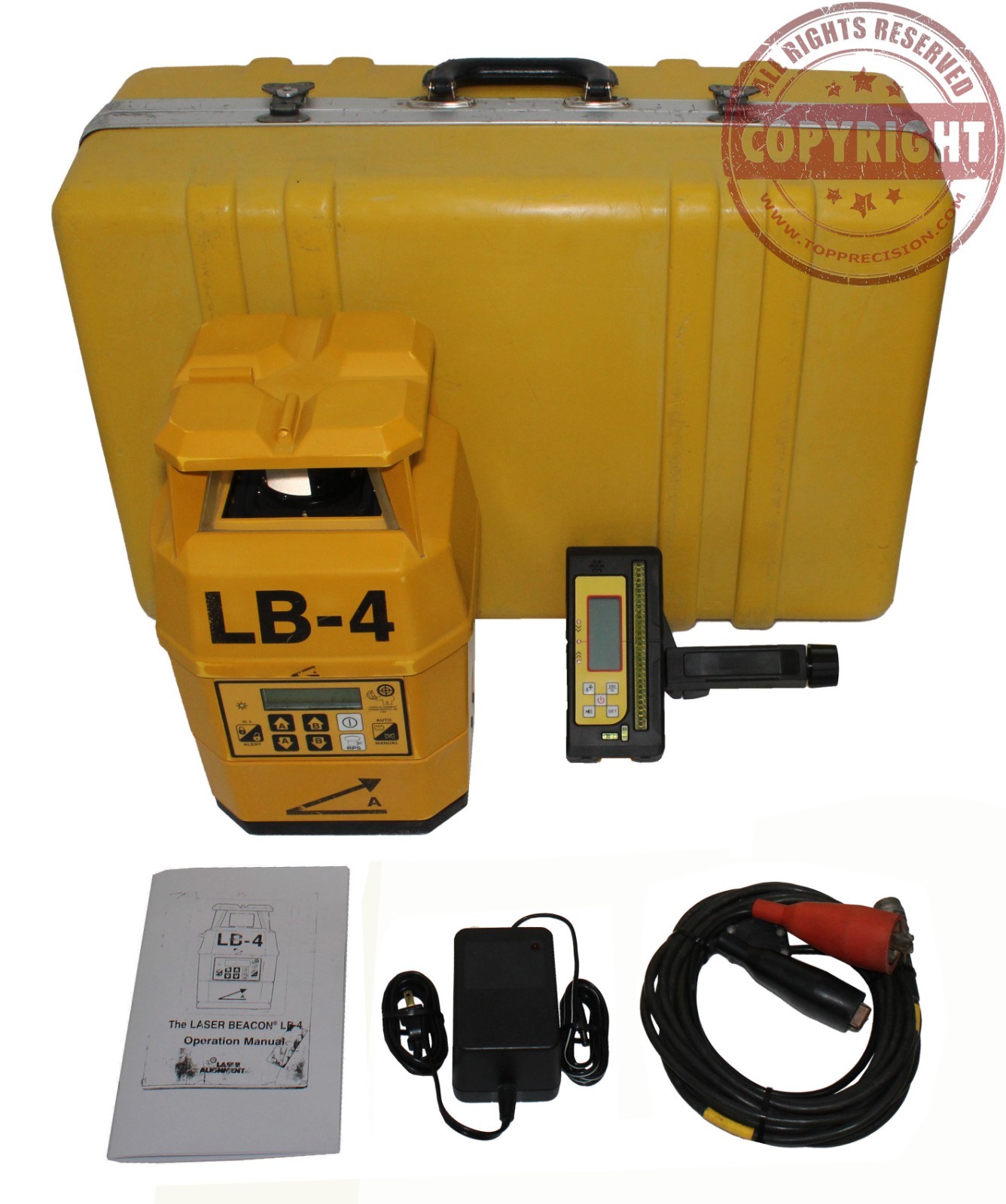 LASER ALIGNMENT LB-4 ROTARY DUAL SLOPE LASER LEVEL,TRANSIT,GRADE,TOPCON,SPECTRA