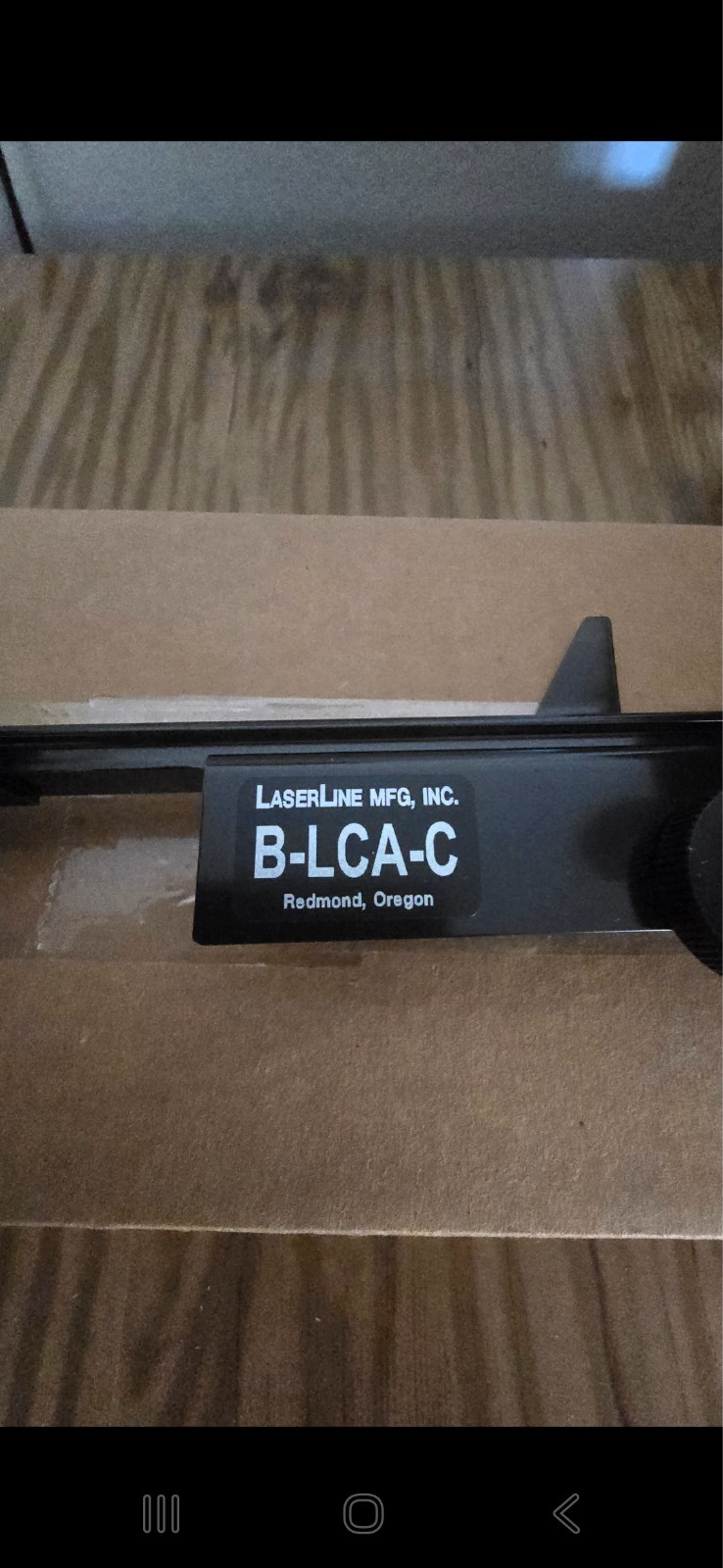 Surveyors/engineers Laserline Lenker Rod receiver Bracket, PN B-LCA-C