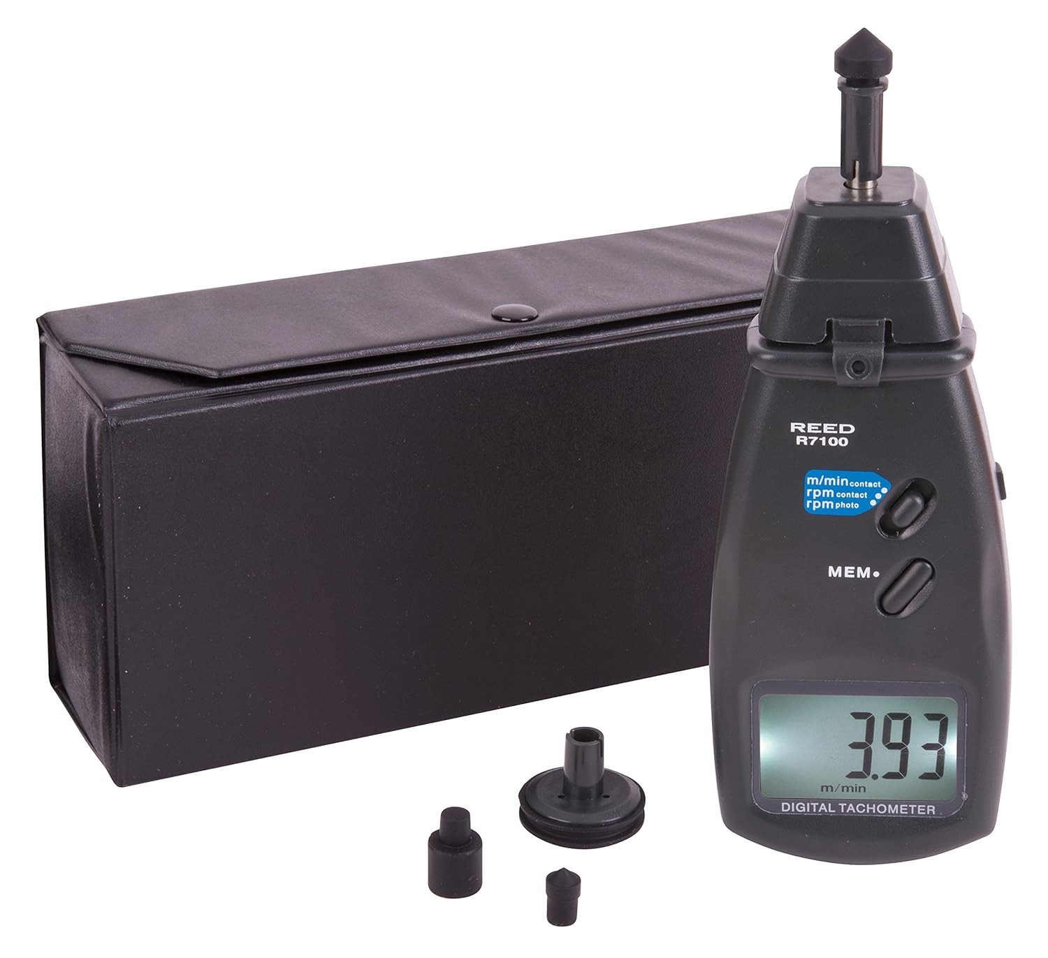 Digital Tachometer Non-Contact 7.0–99999 RPM, Contact 7.0–25000 RPM RPM Tach USA
