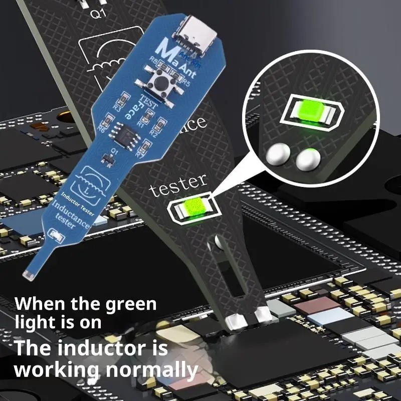 M093 Inductance Tester Motherboard Coil Tester Inductor Detector Repair Tool SP
