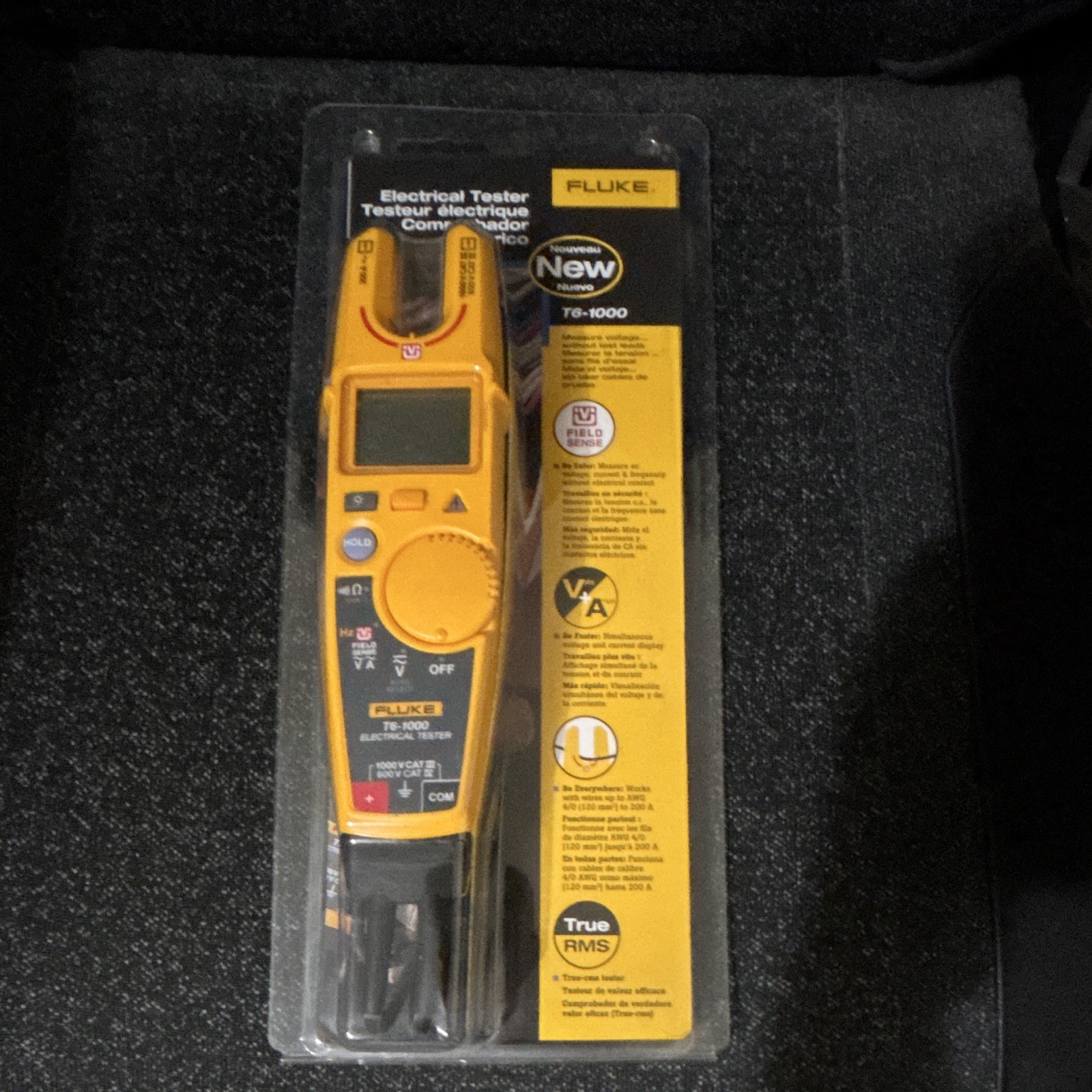 Fluke T6-1000 True RMS Handheld Electrical Tester CAT III 1000V 200A