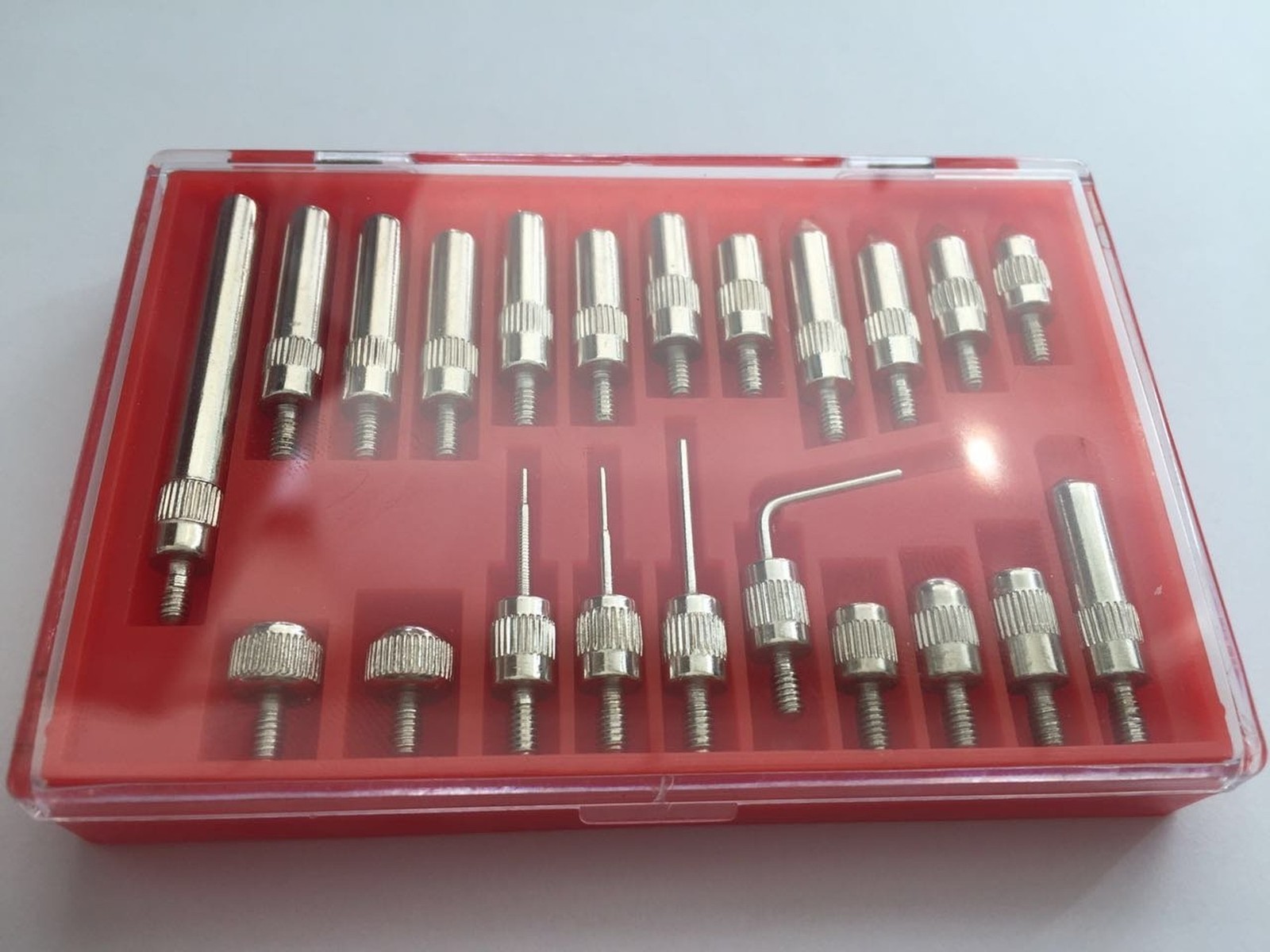 22 Piece Dial & Electronic Indicator Point Set-inch Thread 4-48