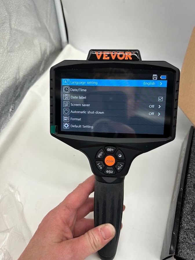 VEVOR 16.4 ft. 360° Industrial Borescope Inspection Camera with 1080P HD SC8
