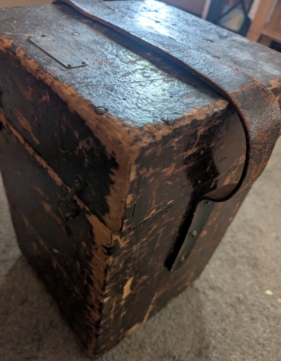 W.L. & E. Gurley Surveyor Transit .96ft Engineering Wood Box Vintage PLZ READ!