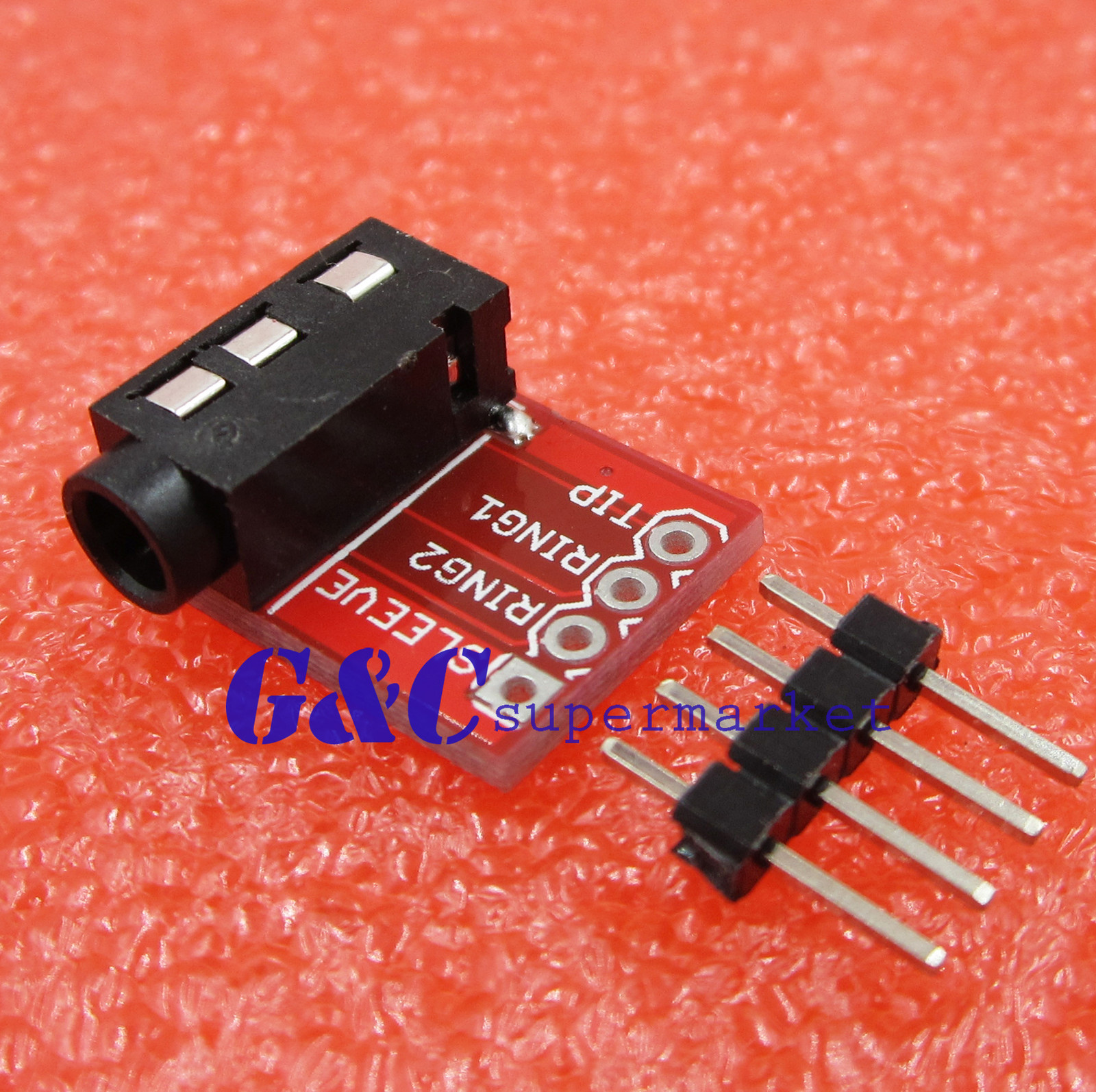 2pcs TRRS 3.5mm Jack Breakout Headphone Video Audio MP3 Jack Professional