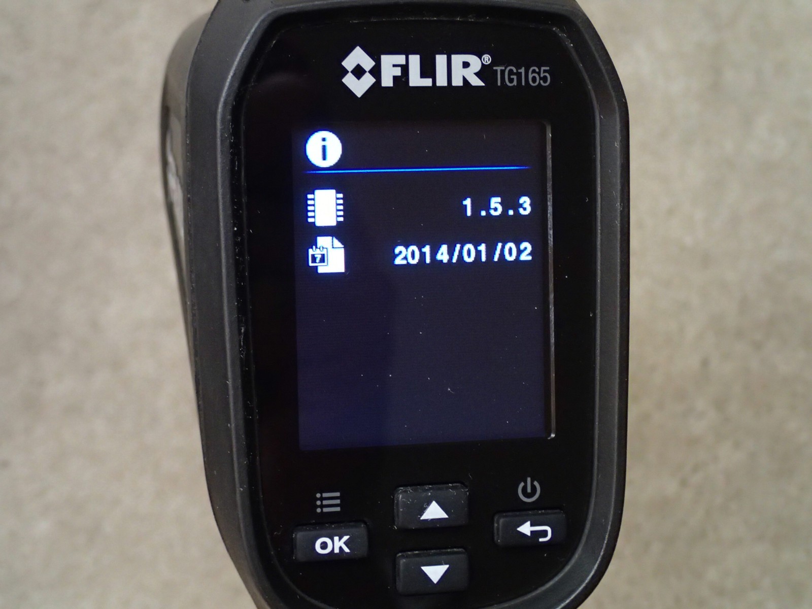 FLIR TG165 Thermal Imaging Camera Thermometer Works but Damage User Item