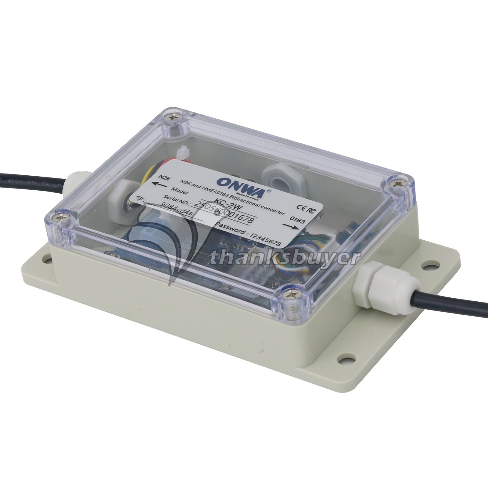 ONWA KC-2W Converter N2K (NMEA2000) and NMEA0183 Bidirectional Converter Wifi