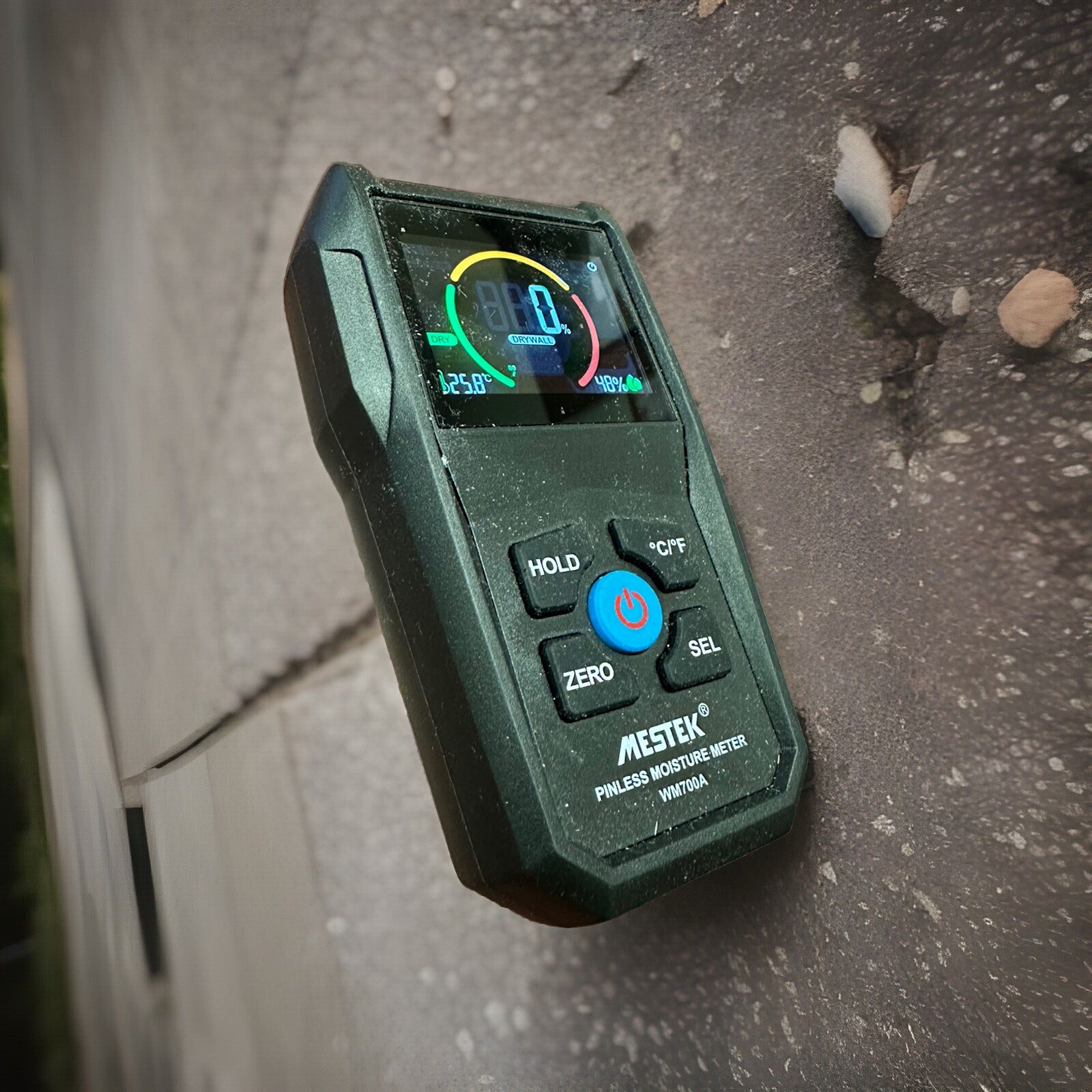 Pinless Moisture Meter Non-Destructive Moisture Detector 4 Wood Drywall Masonry