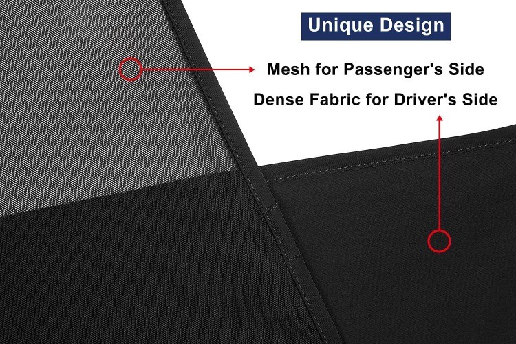 Rectangular Shaped Car Rear Side Window Sun Shade SUV Side Window Shade Cover