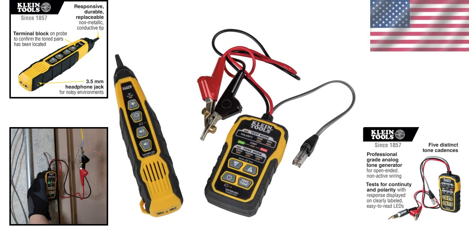 Accurate Wire Tracer with Noise-Reducing Headphone Jack – Continuity Tester Kit
